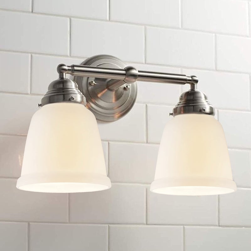 Aspen Creative 23062-4 Alabaster Transitional Style Replacement Glass Shade, 2-1/8" Fitter Size, 4-5/8" High x 4-1/8" Diameter, 4 Pack - Image 5